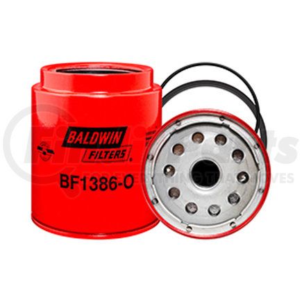 BF1386-O by BALDWIN - Fuel Water Separator Filter - Spin-On, with Open Port for Bowl