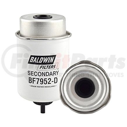 BF7952-D by BALDWIN - Secondary Fuel/Water Separator Element Filter - with Removable Drain