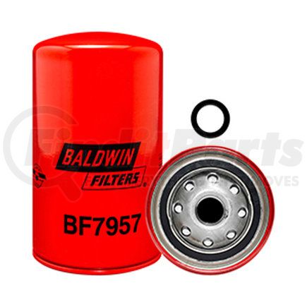 BF7957 by BALDWIN - Fuel Filter - Spin-on used for Komatsu Equipment