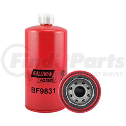 BF9831 by BALDWIN - Fuel Filter - Fuel Spin-on with Drain