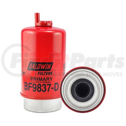 BF9837-D by BALDWIN - Fuel Filter - Primary Element with Drain used for Various Truck Applications