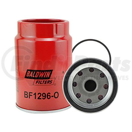 BF1296-O by BALDWIN - Fuel Filter - Spin-on with Open End for Bowl used for Doosan Equipment