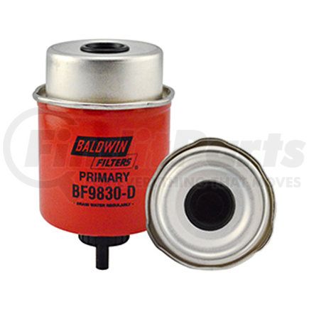 BF9830-D by BALDWIN - Fuel Filter - Fuel/Water Coalescer with Drain used for Various Truck Applications