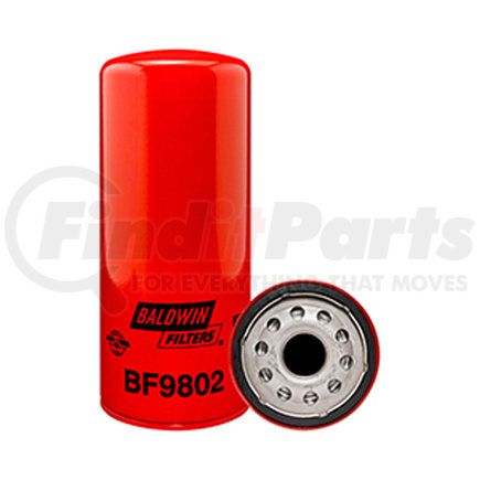 BF9802 by BALDWIN - Fuel Filter - Spin-on used for Various Truck Applications