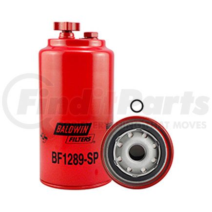 BF1289-SP by BALDWIN - Fuel Water Separator Filter - Spin-On, with Drain and Sensor Port