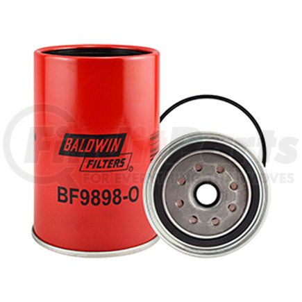 BF9898-O by BALDWIN - Fuel Water Separator Filter - Spin-On, with Open Port for Bowl