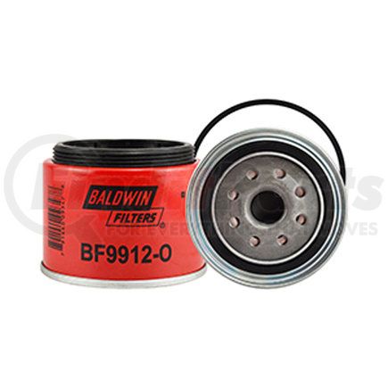 BF9912-O by BALDWIN - Fuel Water Separator Filter - Spin-On with Open End for Bowl