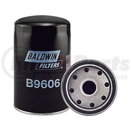 B9606 by BALDWIN - Engine Oil Filter - Full-Flow Lube Spin-On used for Volvo-Penta Engines