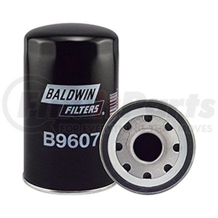 B9607 by BALDWIN - Engine Oil Filter - By-Pass Lube Spin-On used for Volvo-Penta Engines