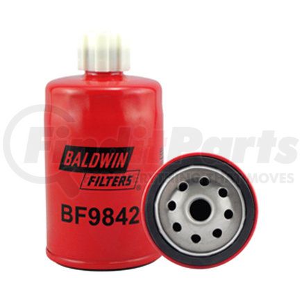 BF9842 by BALDWIN - Fuel Filter - Spin-on with Drain used for Foton Trucks