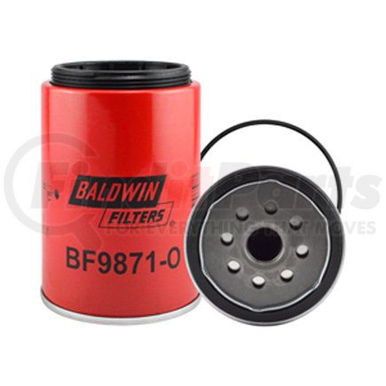 BF9871-O by BALDWIN - Fuel Water Separator Filter - Spin-On, with Open Port for Bowl