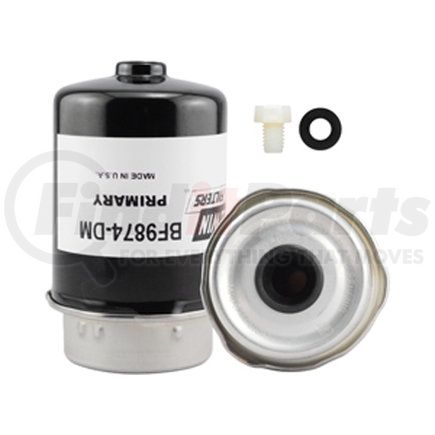 BF9874-DM by BALDWIN - Fuel Water Separator Filter - Primary Element with Drain Plug