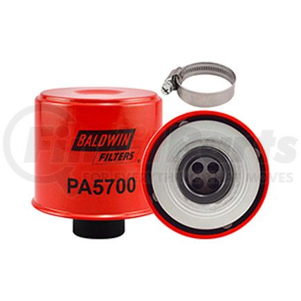 PA5700 by BALDWIN - Engine Air Filter - with Clamp used for Volvo Dump Trucks, Equipment