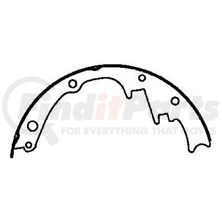 RS280 by BENDIX - Global Relined Shoe Set