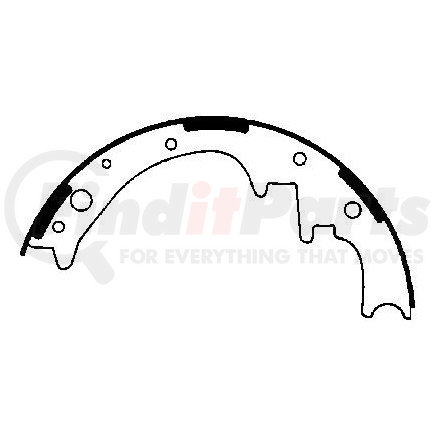 RS331 by BENDIX - Global Relined Shoe Set