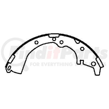 RS505A by BENDIX - Global Relined Shoe Set