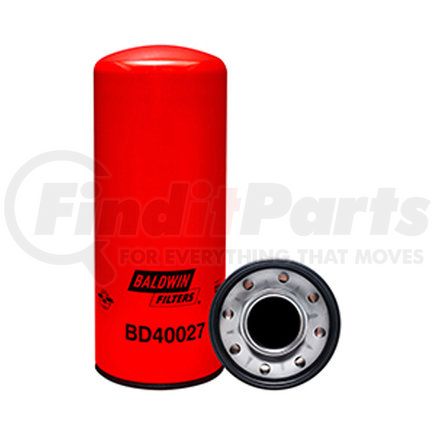 BD40027 by BALDWIN - Engine Oil Filter - used for John Deere Dozers, Harvesters, Loaders, Tractors