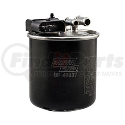 BF46037 by BALDWIN - Fuel Filter - In-Line with Plastic Connector used for Mercedes-Benz Vito