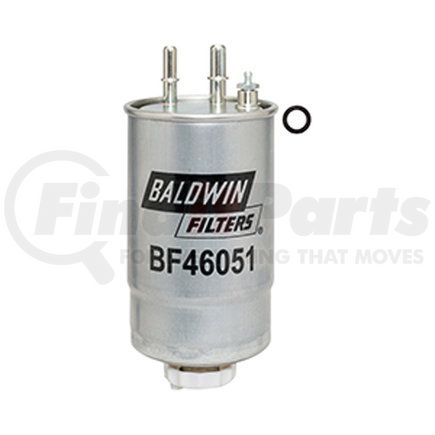 BF46051 by BALDWIN - Fuel Filter - In-Line, used for Fiat Doblo II, Fiorino, Qubo, Strada Light-Duty Vehicles