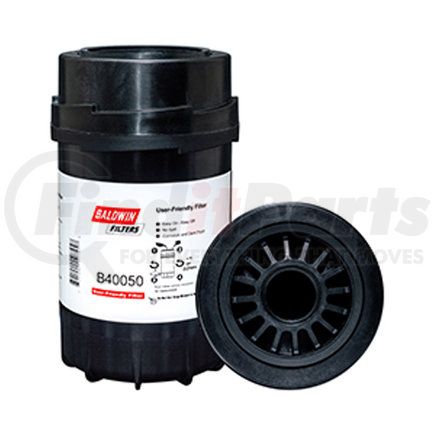 B40050 by BALDWIN - Engine Oil Filter - Lube Spin-On used for Various Applications