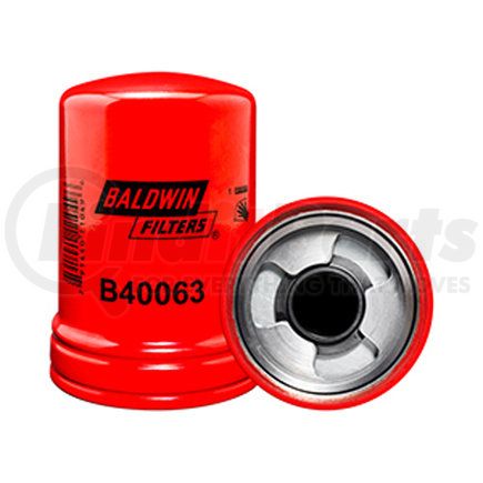 B40063 by BALDWIN - Engine Oil Filter - Lube Spin-On used for Various Applications