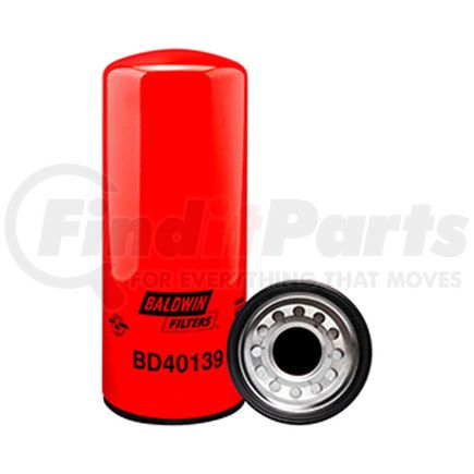 BD40139 by BALDWIN - Engine Oil Filter - Dual Flow Lube Spin-On used for Various Applications