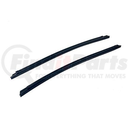 KT2037 by FAIRCHILD - Outer Belt Weatherstrip Rear 2pc Kit, Outer Driver and Passenger Side