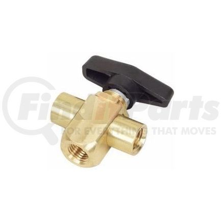 334-2017 by HENDRICKSON - Lift Axle Control Panel Valves - SURELOK 3-Way Ball Valve, 1/4" NPT Ports