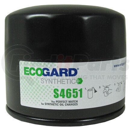 S4651 by ECOGARD - OIL FILTER - SPIN ON - SYN+