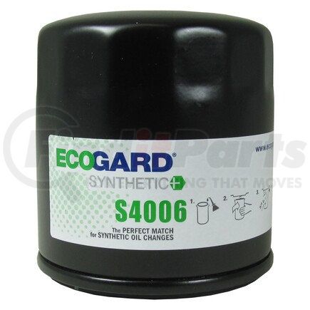 S4006 by ECOGARD - OIL FILTER - SPIN ON - SYN+