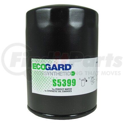 S5399 by ECOGARD - OIL FILTER - SPIN ON - SYN+