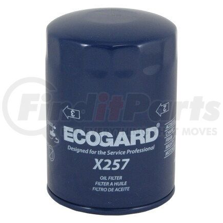 X257 by ECOGARD - OIL FILTER