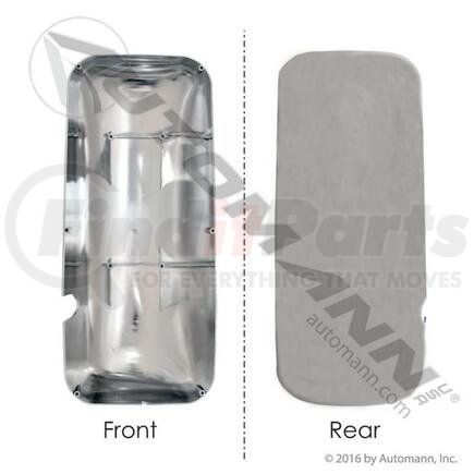 563.59031C by AUTOMANN - Mirror Cover, RH, Chrome, for Kenworth