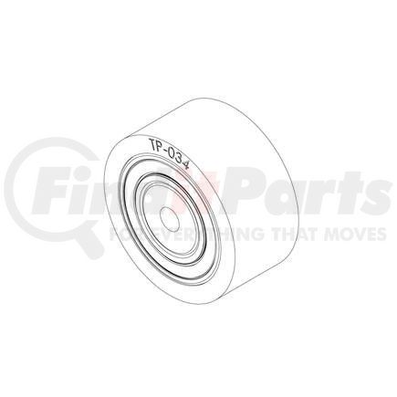 TP-034 by KIT MASTERS - Accessory Drive Belt Tensioner Pulley - for PolyForce Tensioners