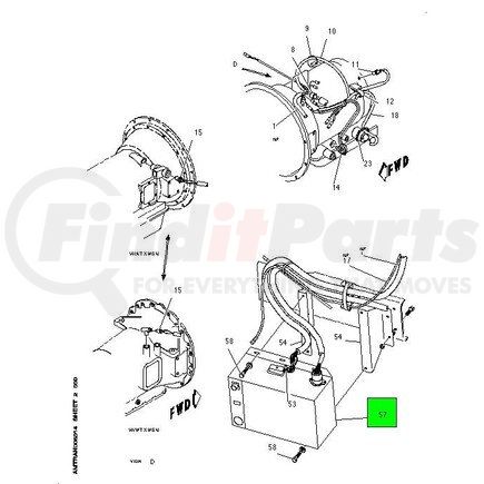 3519001C91 by NAVISTAR - Circuit Breaker - Circuit Breaker Control Box Assembly