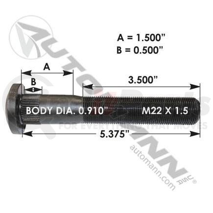 201.6145 by AUTOMANN - Wheel Stud Installation Tool