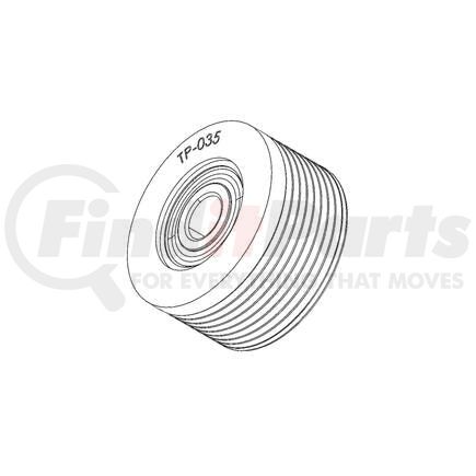 TP-035 by KIT MASTERS - Accessory Drive Belt Tensioner Pulley - for PolyForce Tensioners