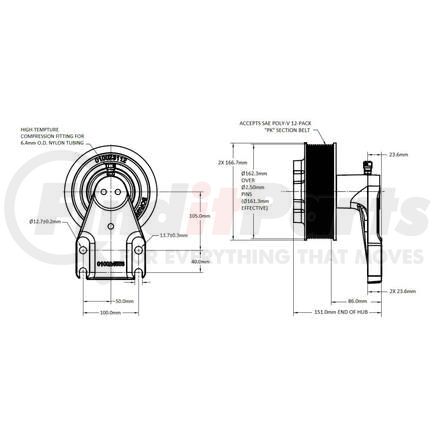 010024553X by KIT MASTERS - Kysor-Style Hub - Remanufactured