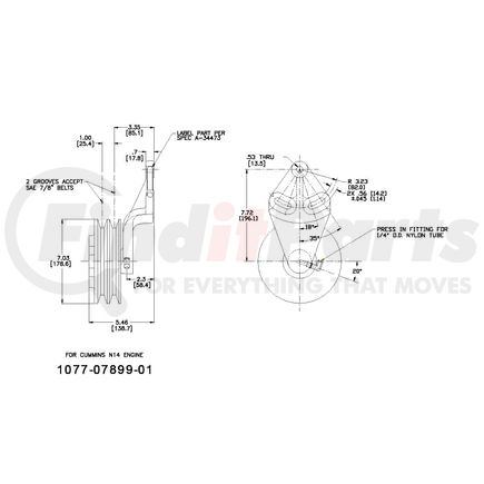 1077-07899-01X by KIT MASTERS - Kysor-Style Hub - Remanufactured