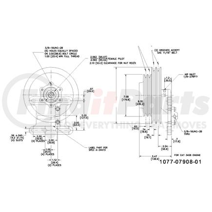 1077-07908-01X by KIT MASTERS - Kysor-Style Hub - Remanufactured