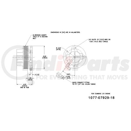 1077-07929-18X by KIT MASTERS - Kysor-Style Hub - Remanufactured