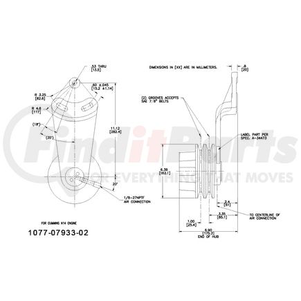 1077-07933-02X by KIT MASTERS - Kysor-Style Hub - Remanufactured