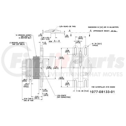 1077-08133-01X by KIT MASTERS - Kysor-Style Hub - Remanufactured