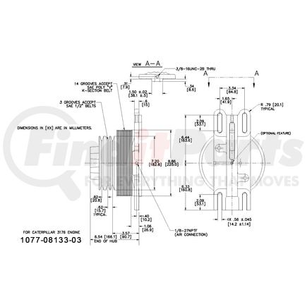 1077-08133-03X by KIT MASTERS - Kysor-Style Hub - Remanufactured