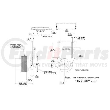 1077-08217-03X by KIT MASTERS - Kysor-Style Hub - Remanufactured