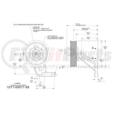 1077-09077-06X by KIT MASTERS - Kysor-Style Hub - Remanufactured