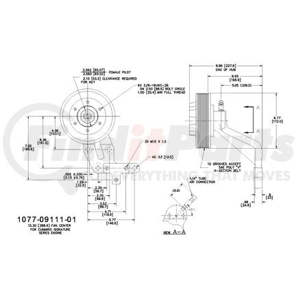 1077-09111-01X by KIT MASTERS - Kysor-Style Hub - Remanufactured