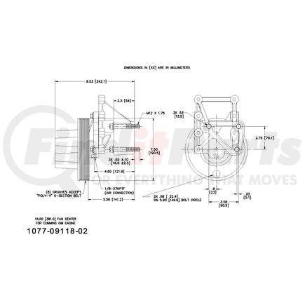 1077-09118-02X by KIT MASTERS - Kysor-Style Hub - Remanufactured