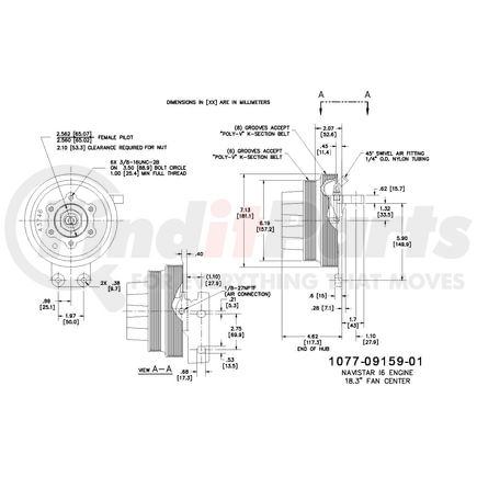 1077-09159-01X by KIT MASTERS - Kysor-Style Hub - Remanufactured