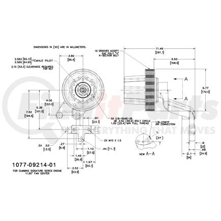 1077-09214-01X by KIT MASTERS - Kysor-Style Hub - Remanufactured